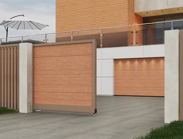 Акция на алюминиевые ворота, калитки, заборы, опции и автоматику