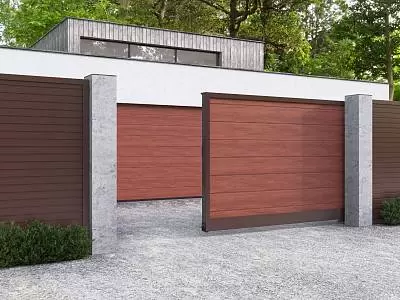 Откатные ворота серии Prestige с автоматикой ALUTECH Roteo Откатные ворота серии Prestige с автоматикой ALUTECH Roteo