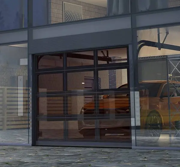 Будьте в тренде: «АЛЮТЕХ» представляет панорамные ворота с минеральным остеклением 